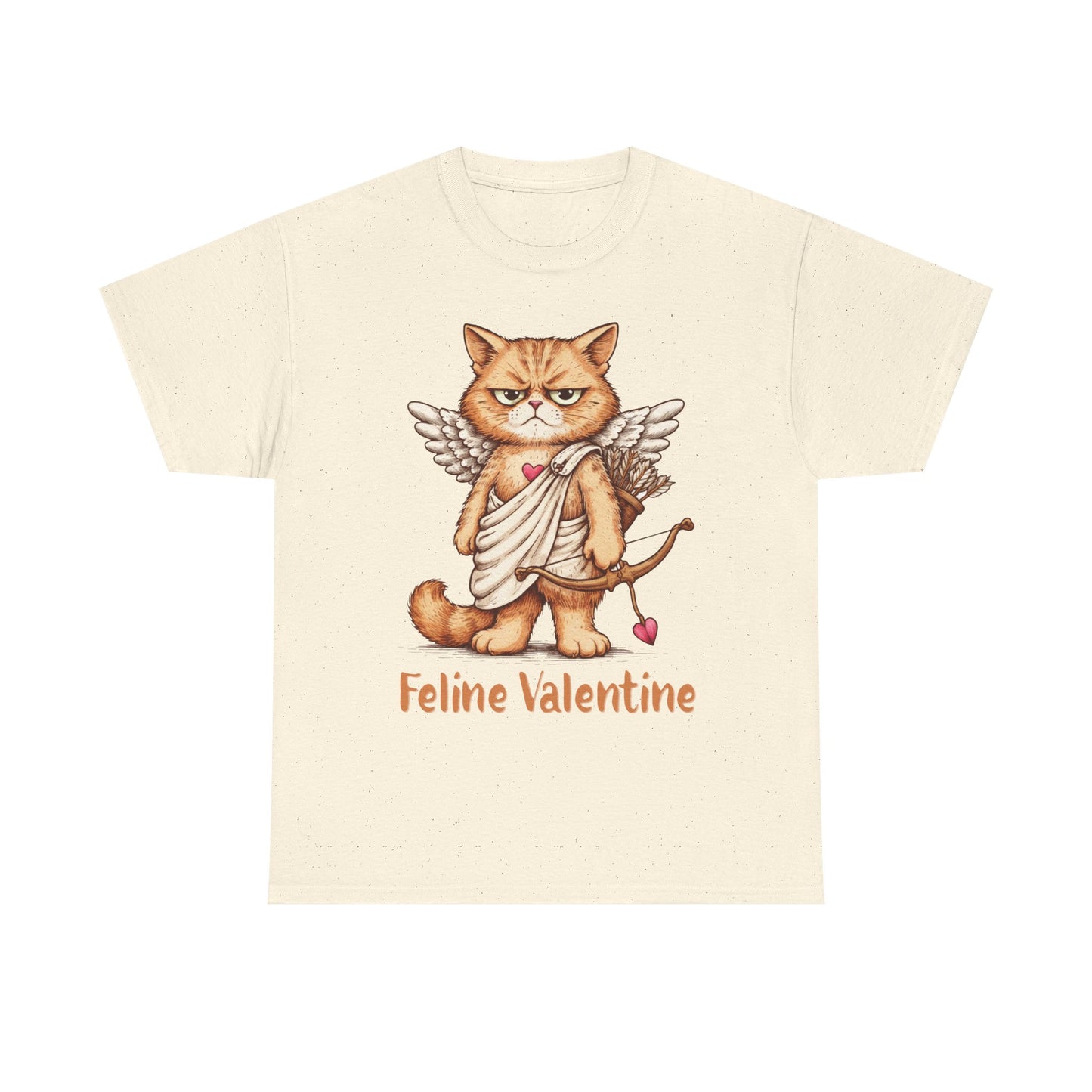 Valentines Day ! Feline Valentine Tee | Grumpy Cat Cupid | Valentines Gift