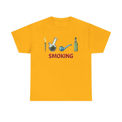 Smoking Paraphernalia Tee | Joint, Bong, Pipe, Vape Illustration