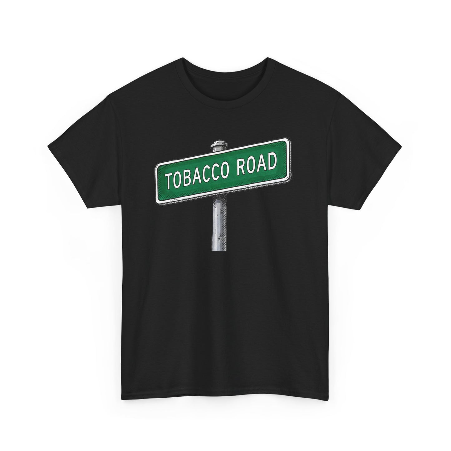 Tobacco Road Street Sign Tee | Vintage Urban Graphic Tee