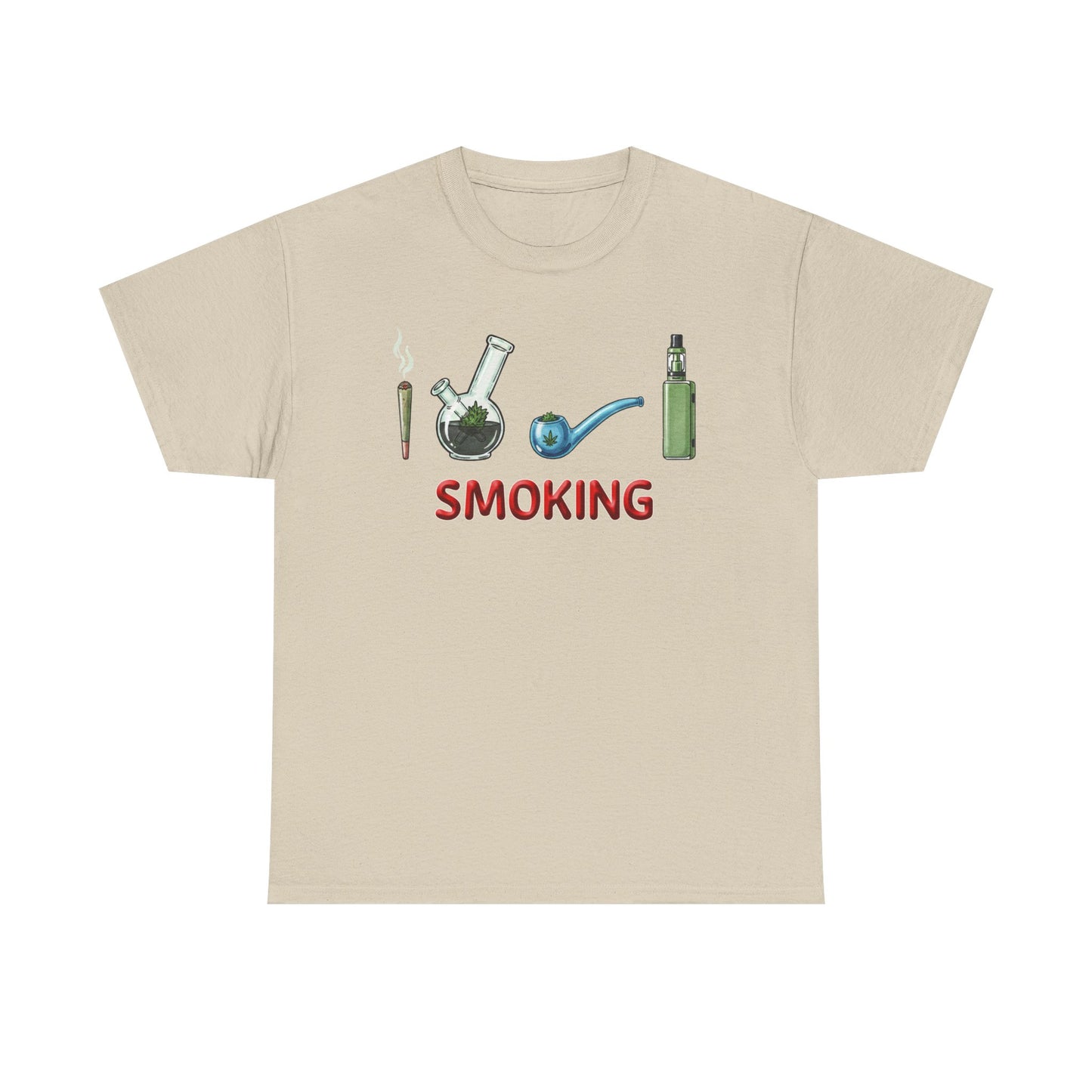 Smoking Paraphernalia Tee | Joint, Bong, Pipe, Vape Illustration