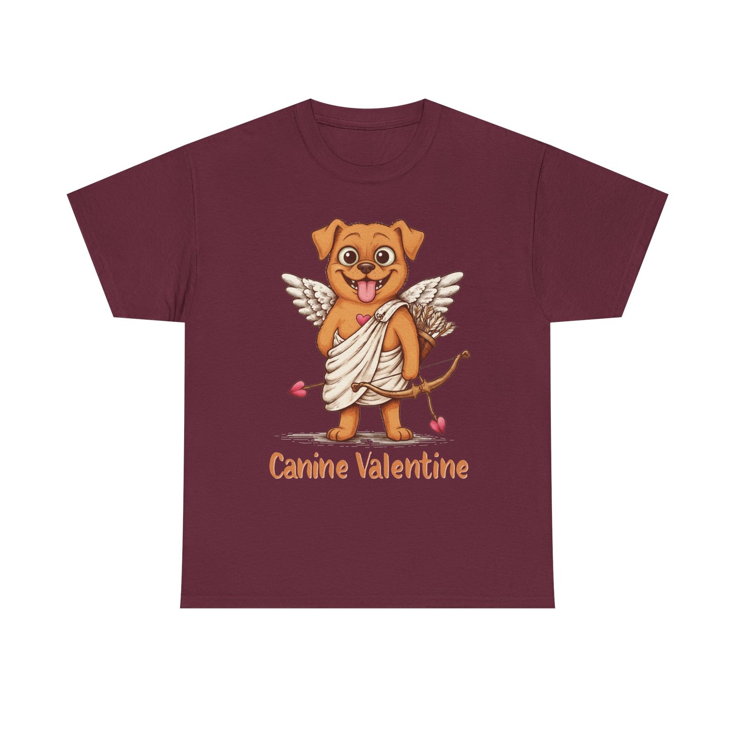 Valentines Day ! Canine Valentine Tee | Happy Cupid | Valentines Gift