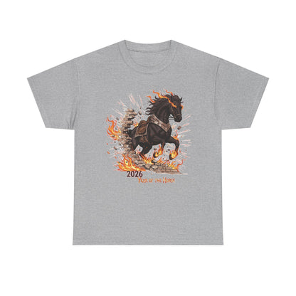 2026 Year of the Horse Tee | Chinese Zodiac Fire Horse Illustration