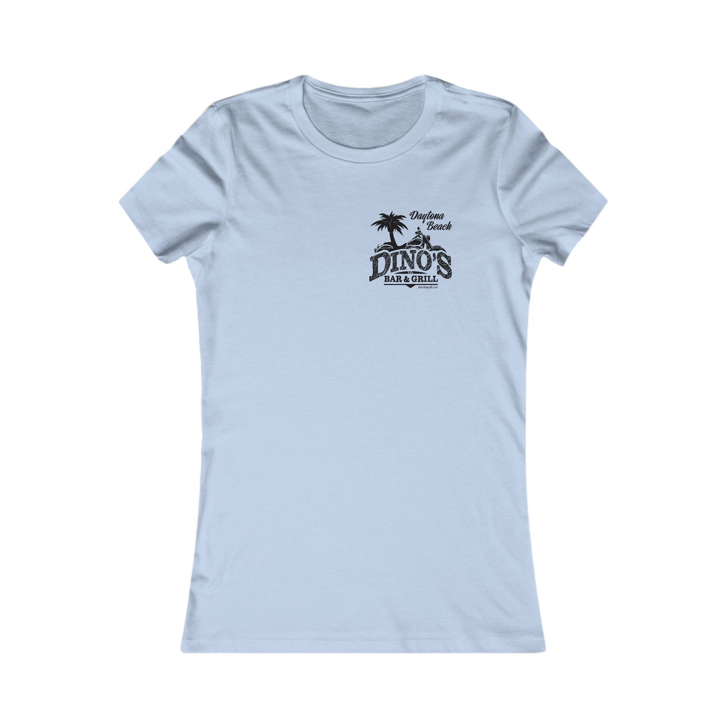 2 Sided Women's Tee | Dino's Bar & Grill | Daytona Beach