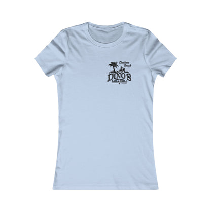 2 Sided Women's Tee | Dino's Bar & Grill | Daytona Beach