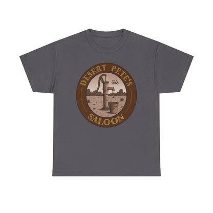 Desert Petes Saloon Kingston Trio inspired Tee sepia | Old Western Desert Pump