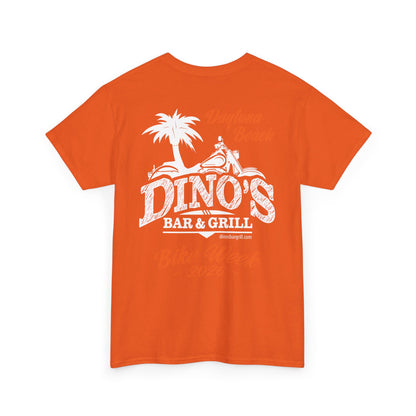 2-Sided T‑Shirt | Bike Week 2026 | Dino's Bar & Grill | Daytona Beach