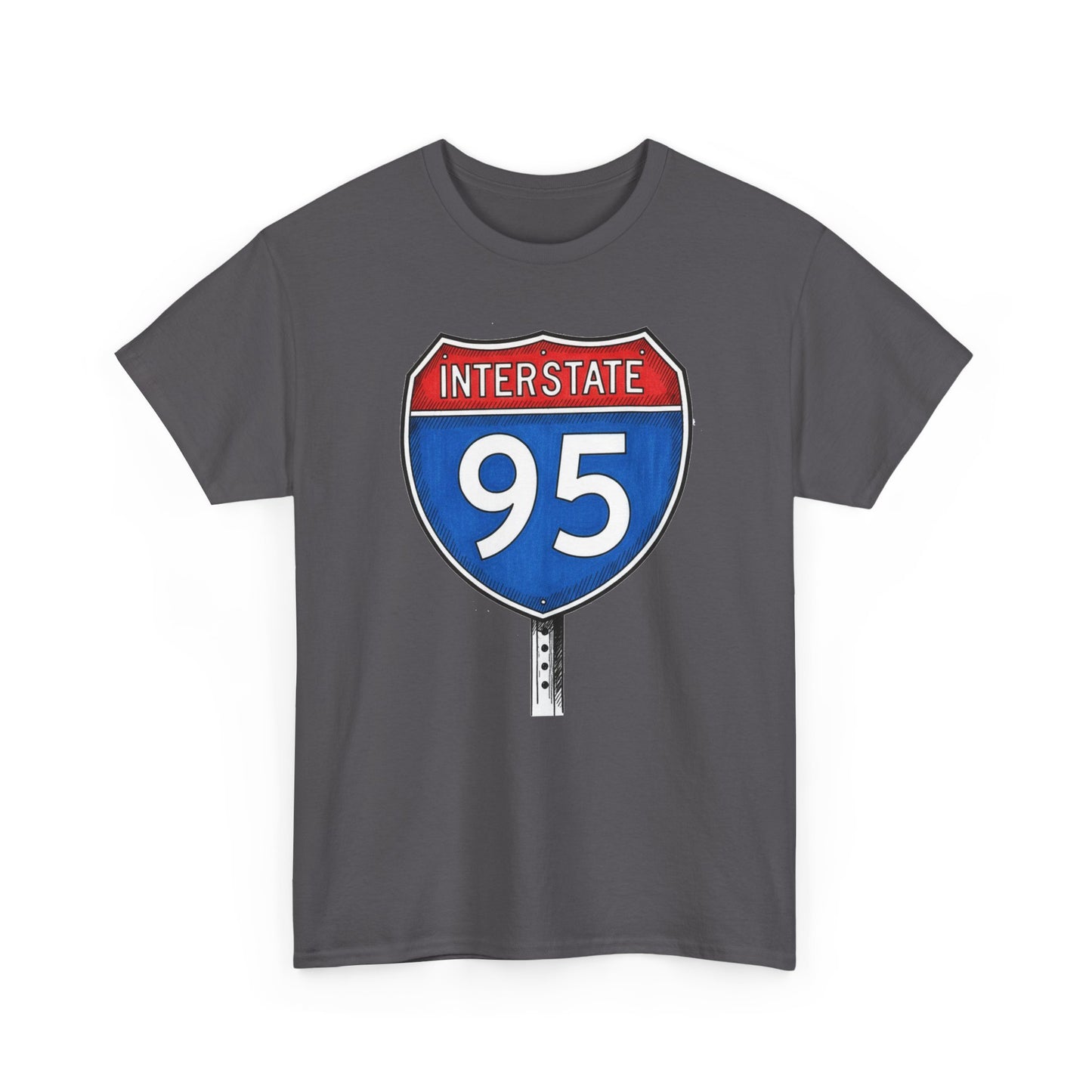 Interstate 95 Sign Tee | Vintage Urban Graphic I95 T-shirt