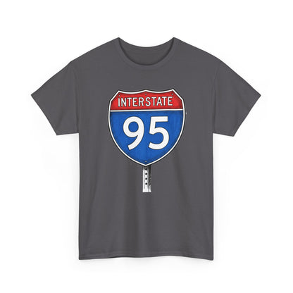 Interstate 95 Sign Tee | Vintage Urban Graphic I95 T-shirt