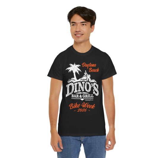 1-Sided Tee | Bike Week 2026 | Dino's Bar & Grill | Daytona Beach