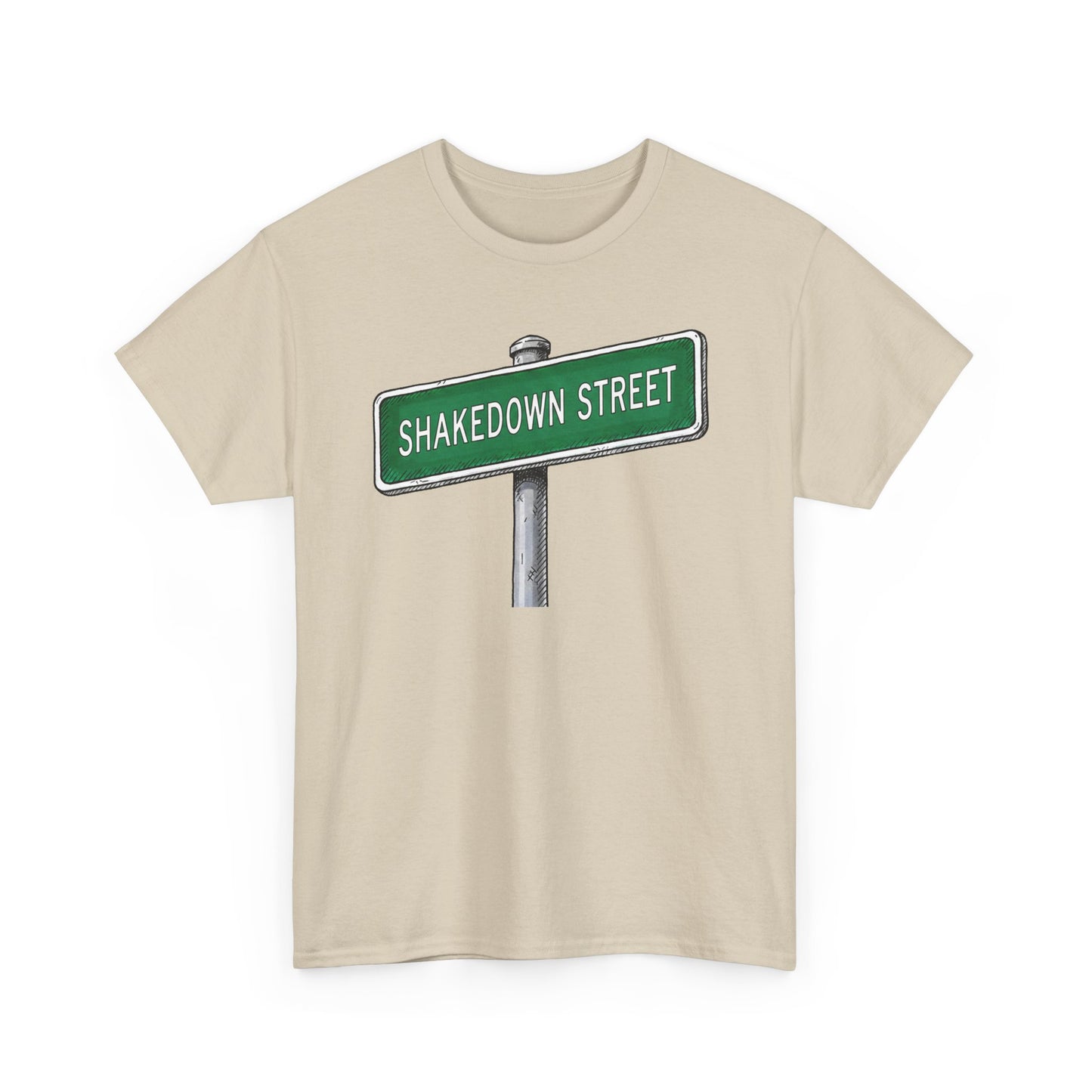 Shakedown Street Sign Tee | Vintage Urban Graphic Tee