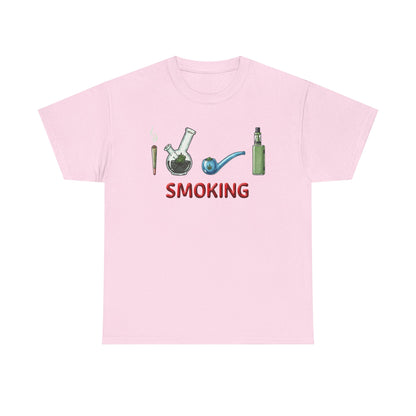 Smoking Paraphernalia Tee | Joint, Bong, Pipe, Vape Illustration
