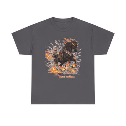 2026 Year of the Horse Tee | Chinese Zodiac Fire Horse Illustration