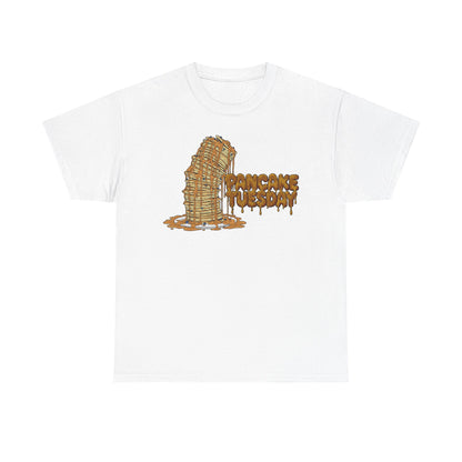 Mardi Gras Pancake Tuesday | Funny Fat Tuesday Tee