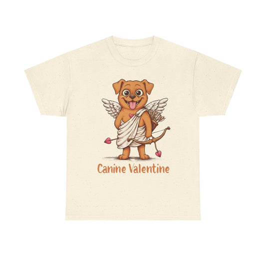Valentines Day ! Canine Valentine Tee | Happy Cupid | Valentines Gift