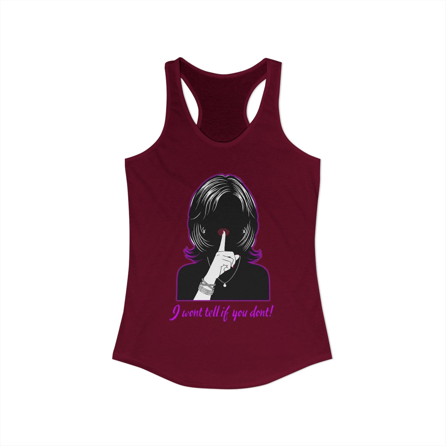 I Wont Tell if You Don't | Trans Crossdresser Tank Top | LGBTQ