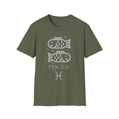 Pisces Fish Zodiac Symbol T-Shirt | Astrology
