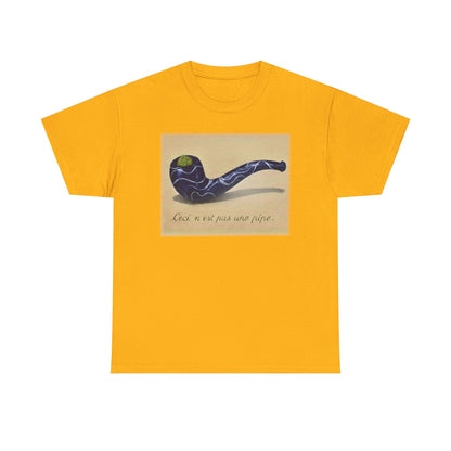 This is not a pipe, in the style of "La Trahison des Images" Marijuana T-Shirt | Ceci n'est pas une pipe art print