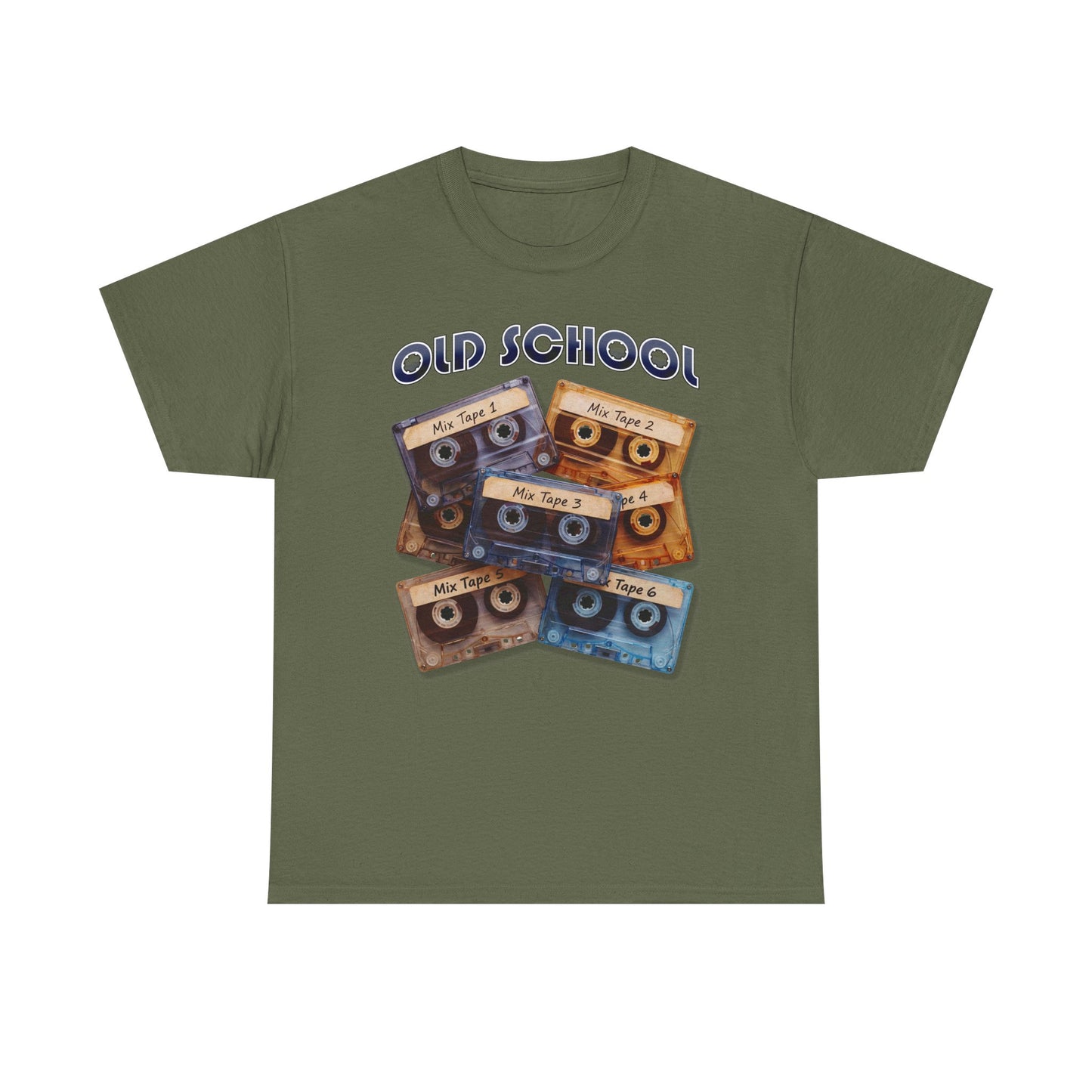 Old School Cassette Mix Tape Tee | Retro Music Vintage Audio Design