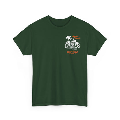 2-Sided T‑Shirt | Bike Week 2026 | Dino's Bar & Grill | Daytona Beach