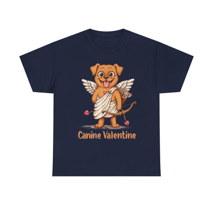 Valentines Day ! Canine Valentine Tee | Happy Cupid | Valentines Gift