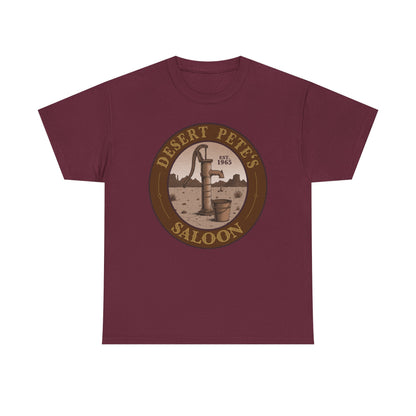Desert Petes Saloon Kingston Trio inspired Tee sepia | Old Western Desert Pump