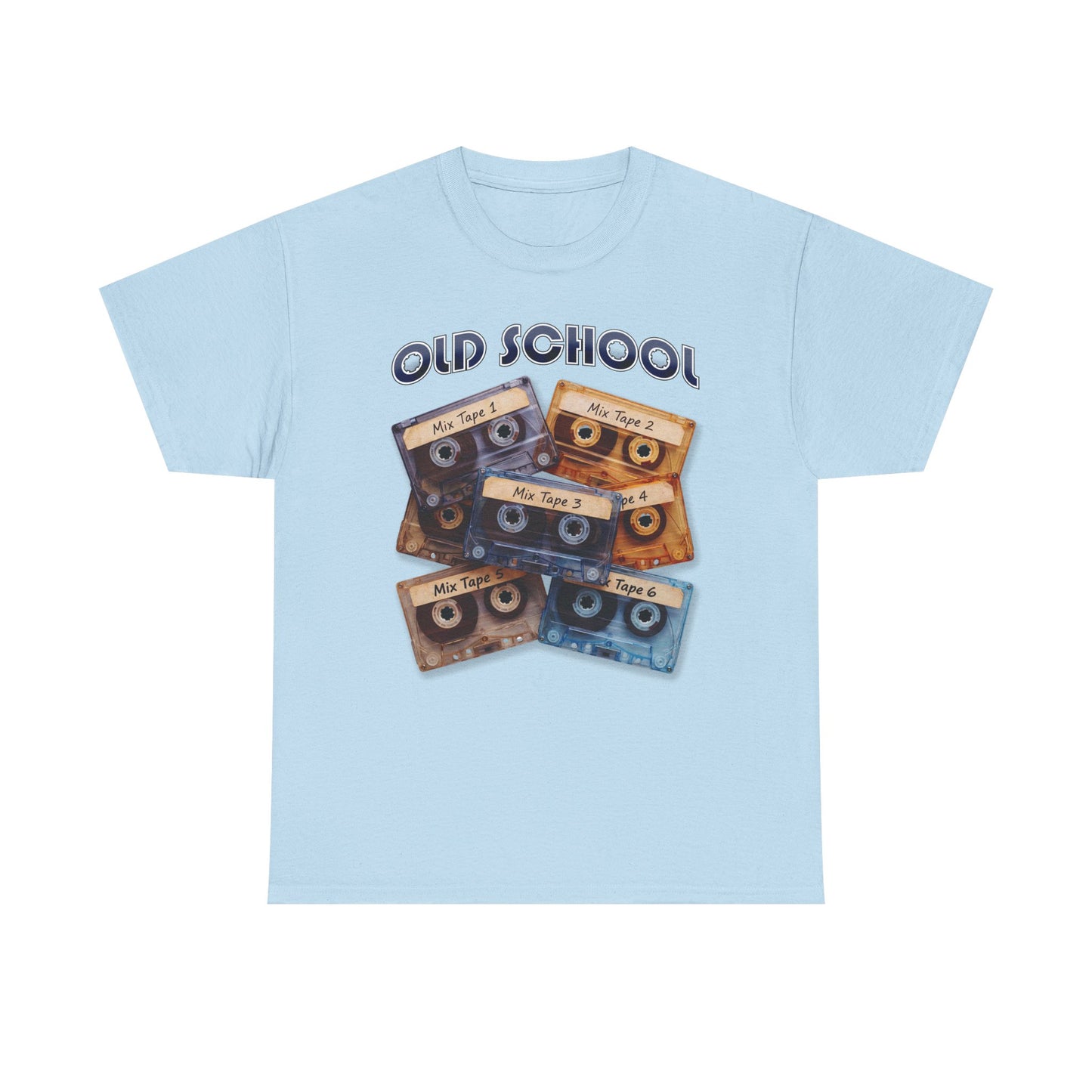 Old School Cassette Mix Tape Tee | Retro Music Vintage Audio Design