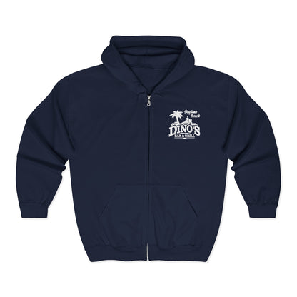 2 Sided Zip-Hoodie | Dino's Bar & Grill | Daytona Beach