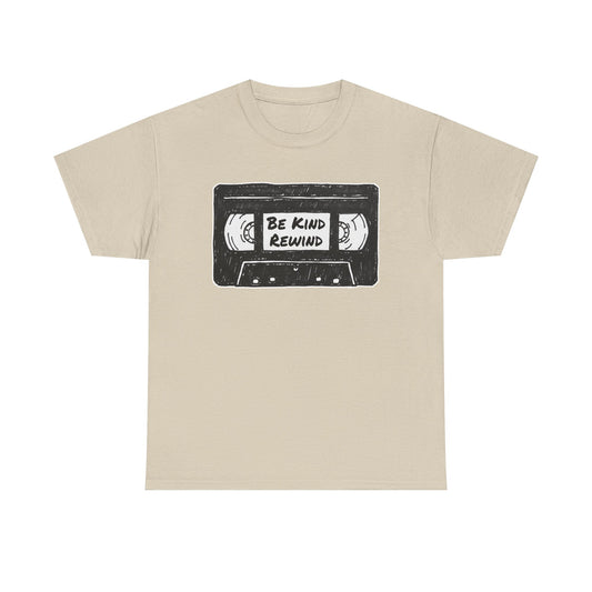 Be Kind Rewind VHS cassette tape T-Shirt | retro music tee