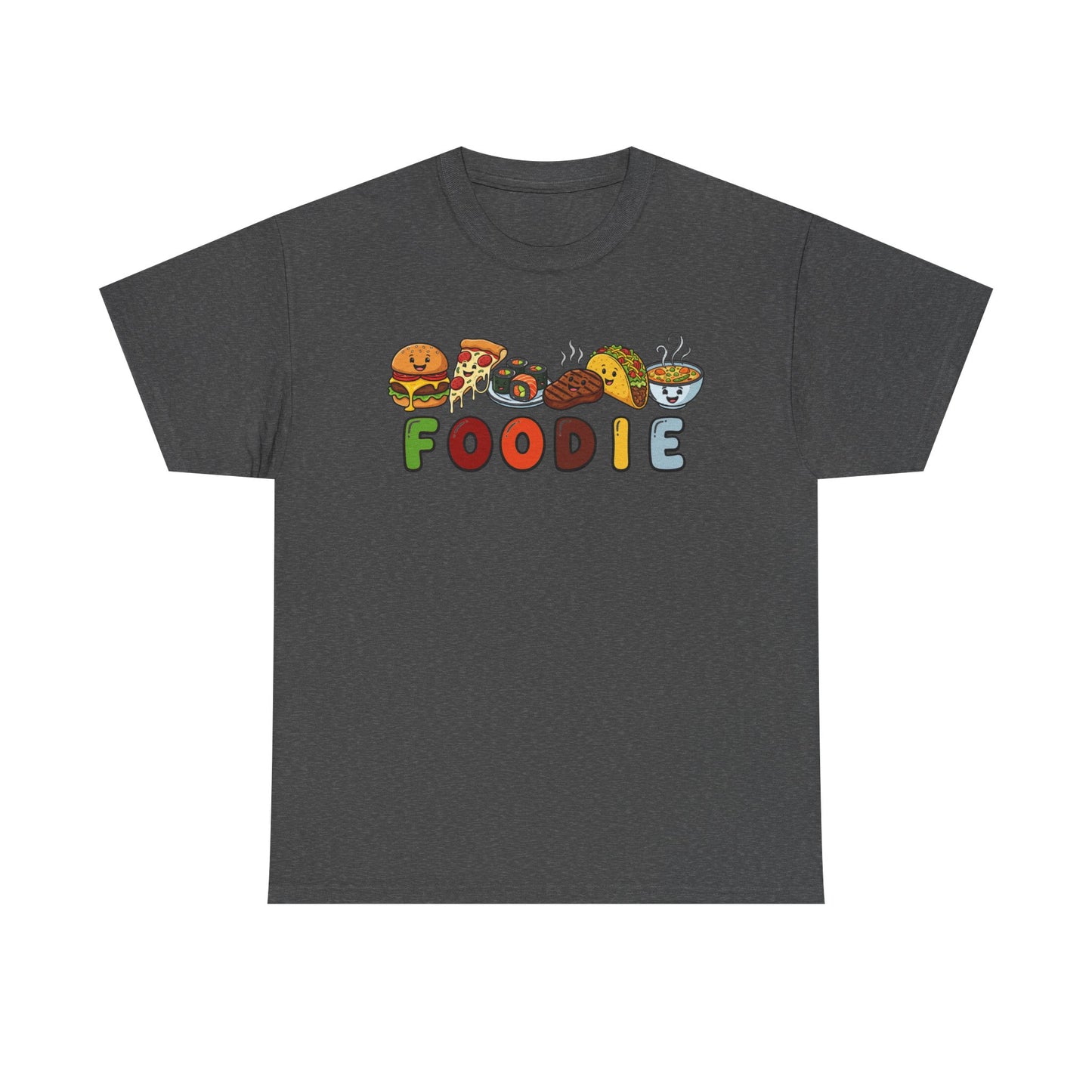 Foodie shirt | Food Lovers | Pizza, Burger, Sushi, Steak, Taco, Soup Tee