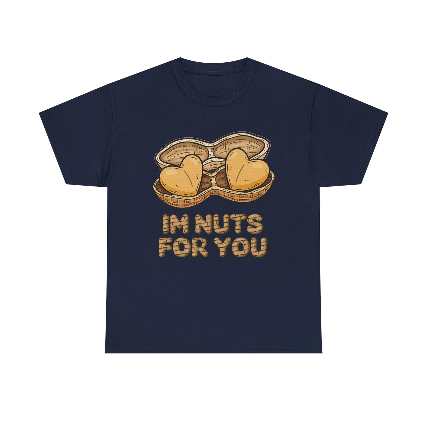 Valentines Day ! "Im Nuts for You" Tee | Heart shaped peanuts | Valentines Gift