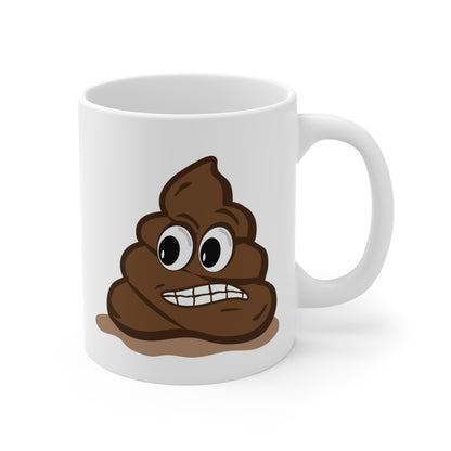Coffee Makes Me Poop Mug | Funny Coffee Quote Ceramic 11oz