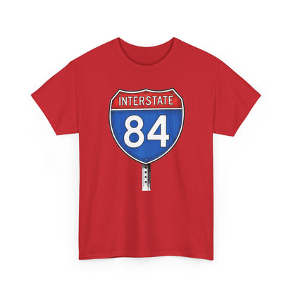 Interstate 84 Sign Tee | Vintage Urban Graphic I84 T-shirt