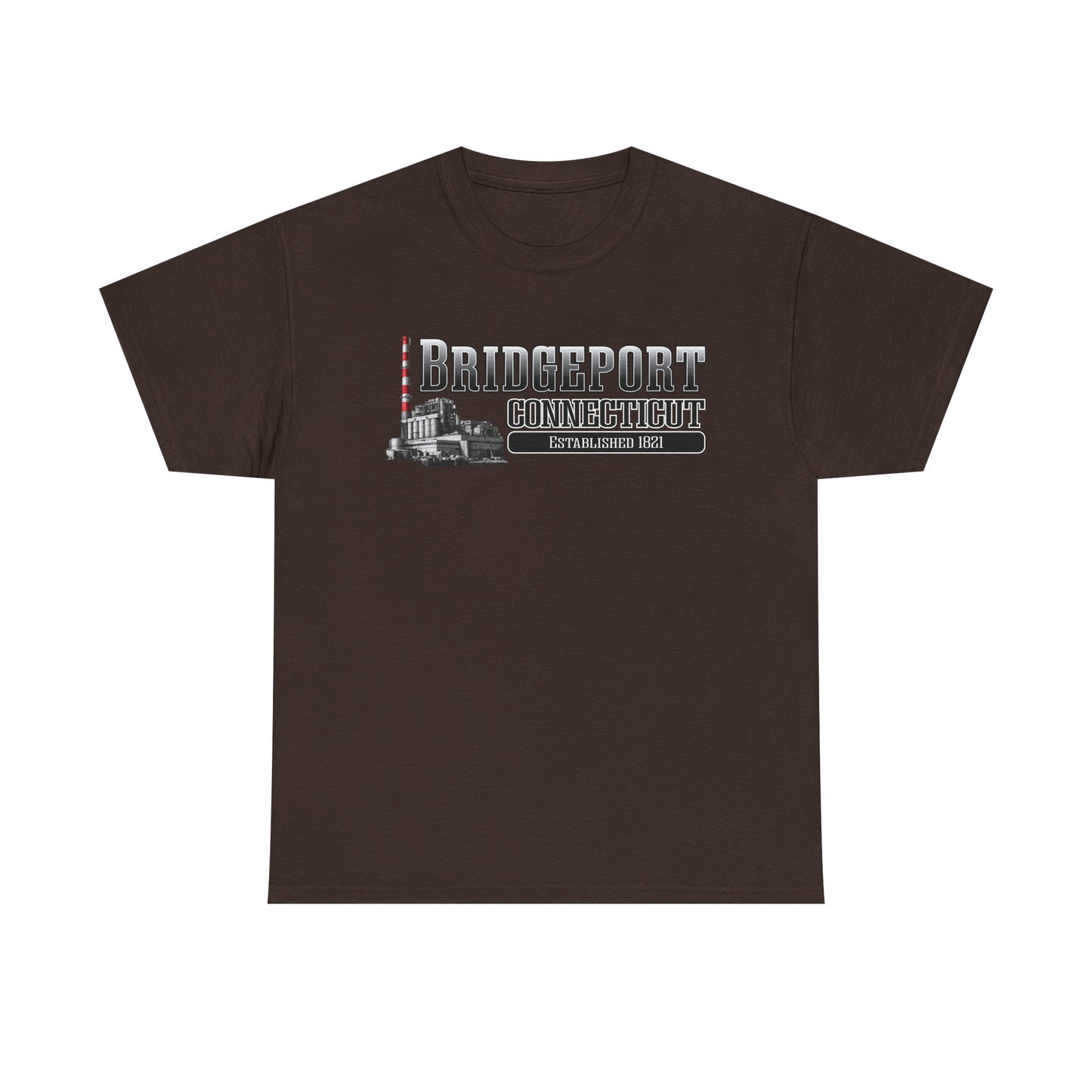 Bridgeport Connecticut Smokestack T-Shirt | Established 1821