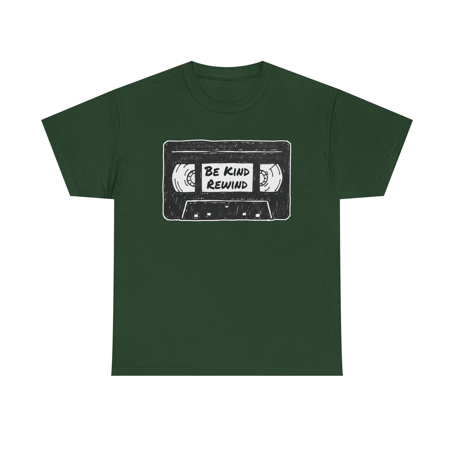 Be Kind Rewind VHS cassette tape T-Shirt | retro music tee