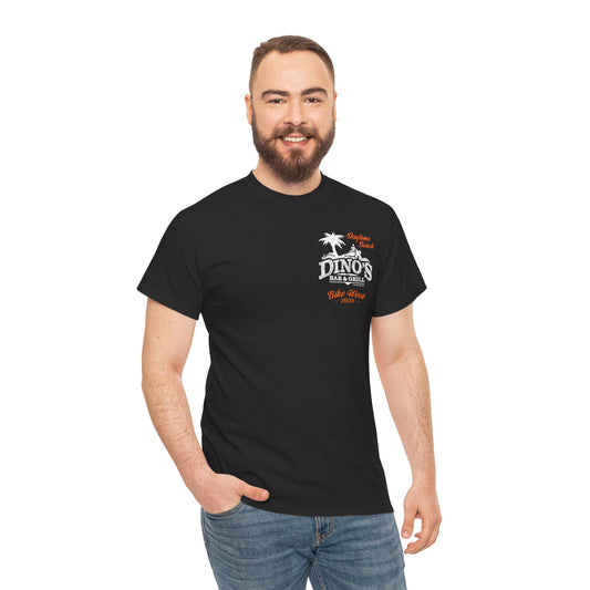 2-Sided T‑Shirt | Bike Week 2026 | Dino's Bar & Grill | Daytona Beach