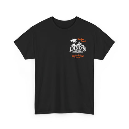 2-Sided T‑Shirt | Bike Week 2026 | Dino's Bar & Grill | Daytona Beach