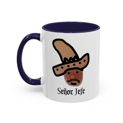 Señor Jefe Sombrero face accent coffee mug | 11oz | Buy Me!