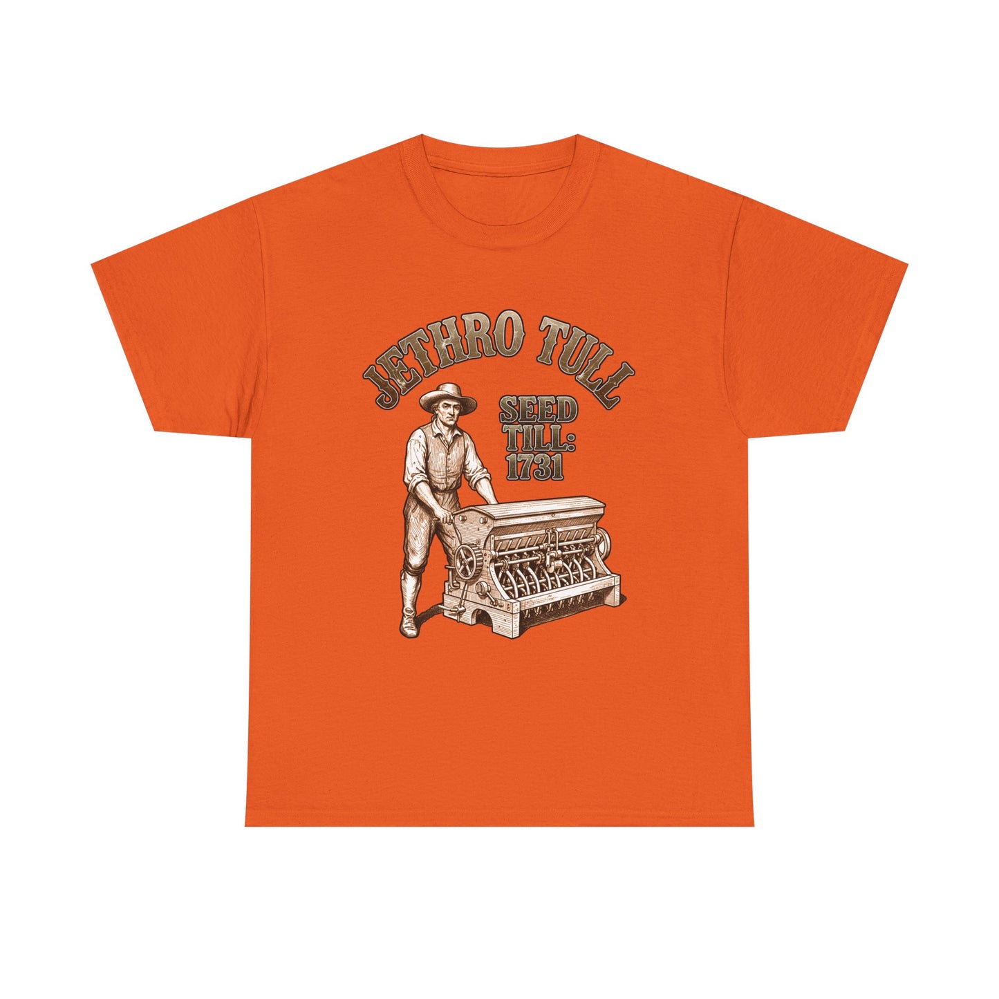 Jethro Tull Vintage Band Tee | Man with Flax Scutching Machine T-Shirt