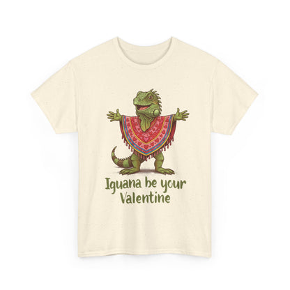 Valentines Day ! "Iguana be your Valentine" Tee | Happy Iguana in Heart Poncho | Valentines Gift
