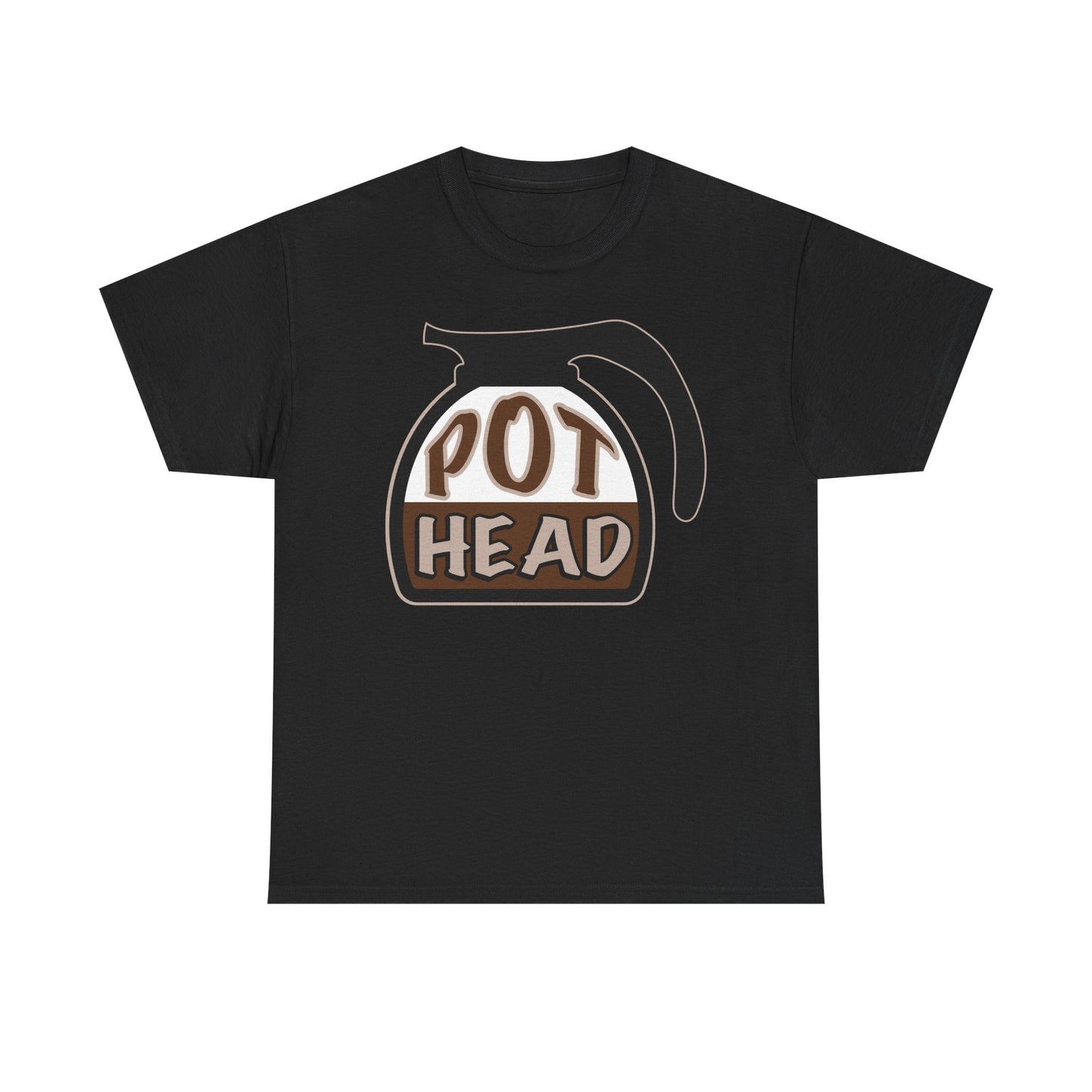 Pot Head Coffee Carafe Tee | Funny Coffee Shirt