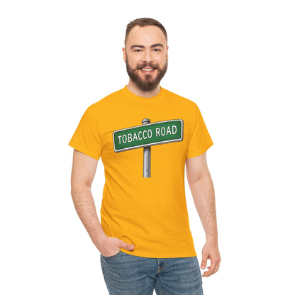 Tobacco Road Street Sign Tee | Vintage Urban Graphic Tee