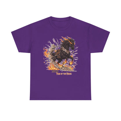 2026 Year of the Horse Tee | Chinese Zodiac Fire Horse Illustration