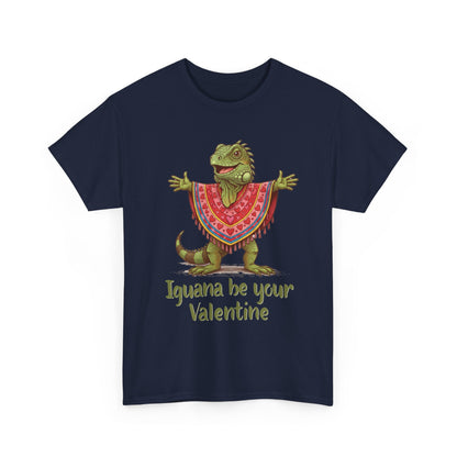 Valentines Day ! "Iguana be your Valentine" Tee | Happy Iguana in Heart Poncho | Valentines Gift