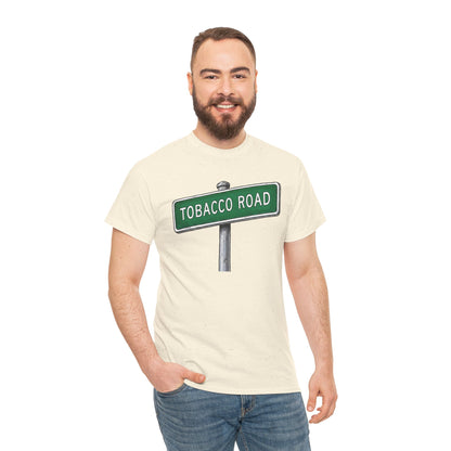 Tobacco Road Street Sign Tee | Vintage Urban Graphic Tee