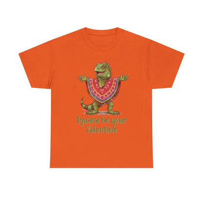 Valentines Day ! "Iguana be your Valentine" Tee | Happy Iguana in Heart Poncho | Valentines Gift
