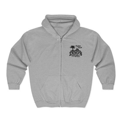 2 Sided Zip-Hoodie | Dino's Bar & Grill | Daytona Beach