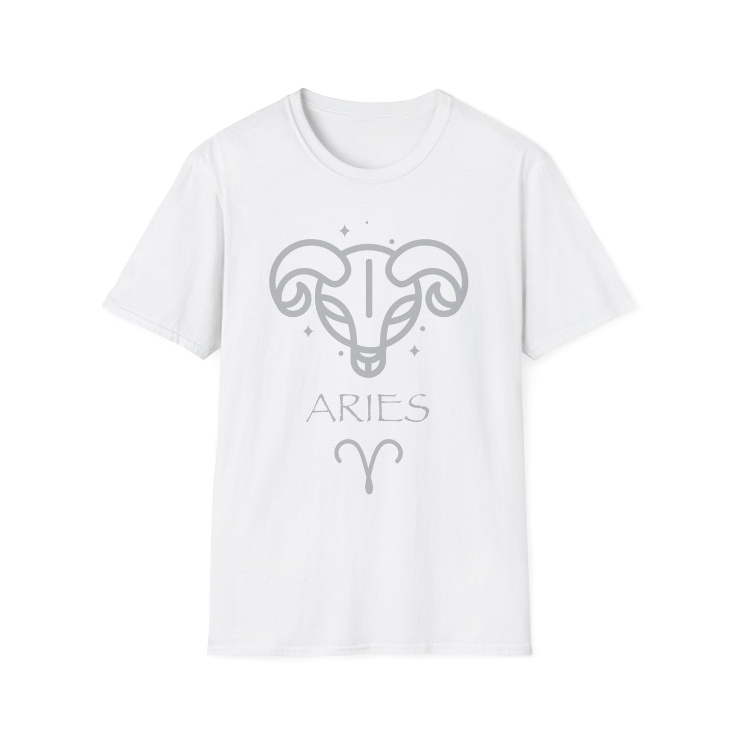 Aries Ram Zodiac T-Shirt | Minimal Astrology Graphic