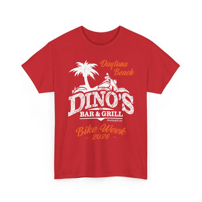 1-Sided Tee | Bike Week 2026 | Dino's Bar & Grill | Daytona Beach