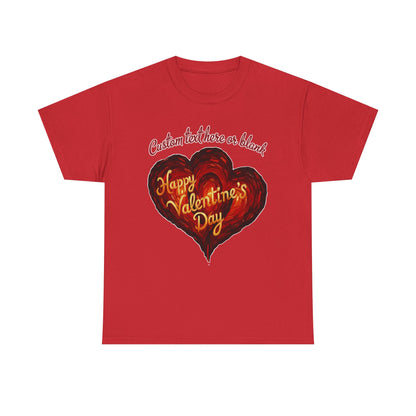 Valentines Day CUSTOMIZABLE | Van Gogh style heart | Personalized T-shirt