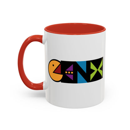 Retro Gen-X Arcade Style Mug | 80s Video Game Inspired Coffee Mug